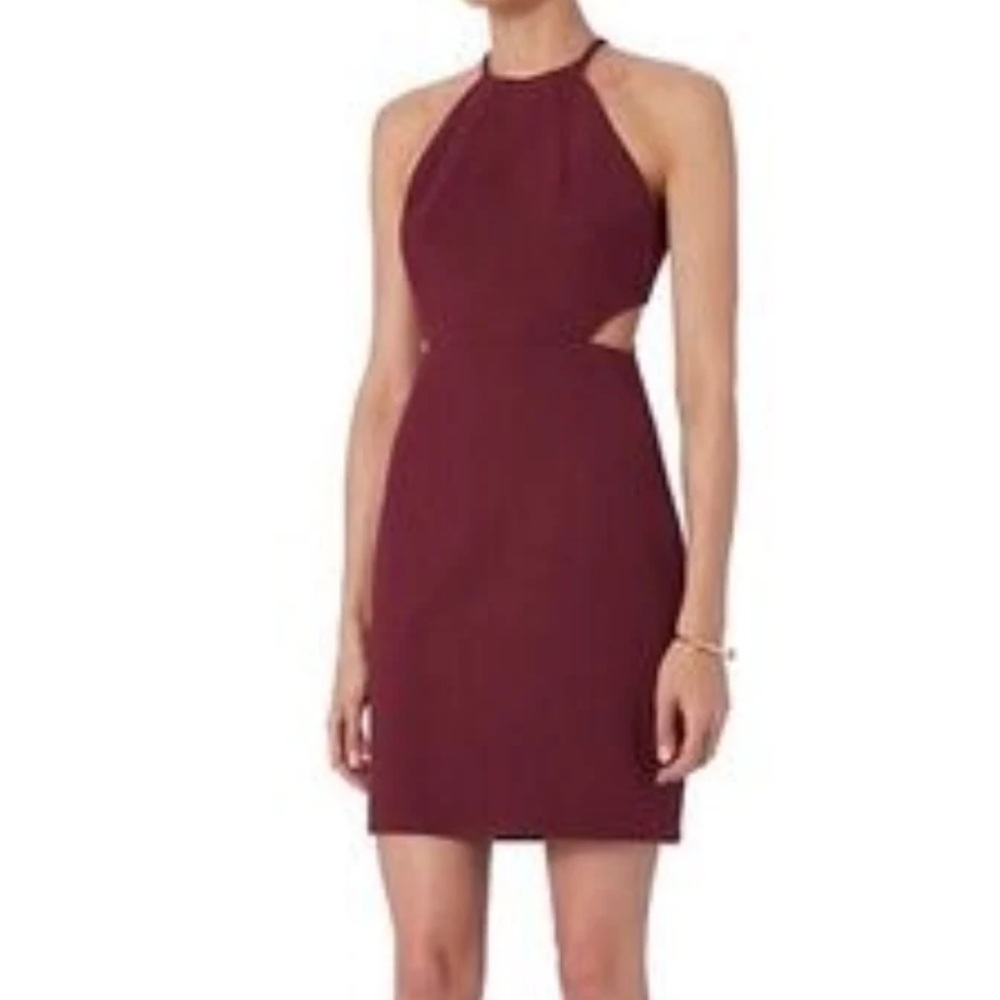 NWT INTERMIX Kirby Sleeveless Fitted Cutout Zipper Back Shift Dress Size Large